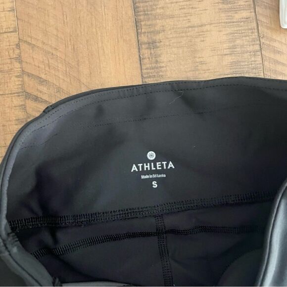 Athleta Stealth Trucool 7/8 Tight Black Leggings Perforated Size S - Picture 5 of 7